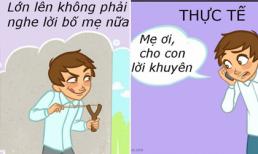 Bộ tranh hài: Ngưng ảo tưởng, đây mới là cuộc sống của người trưởng thành!