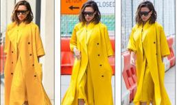 Victoria Beckham diện 'cây vàng' chóe lóe xuống phố