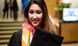 Hoa hậu Brandy Ngô hạnh phúc trong ngày nhận bằng tốt nghiệp cử nhân