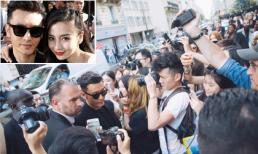 Angela Baby và Huỳnh Hiểu Minh được săn đón ở Pháp