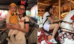 Ngọc Thạch rạng rỡ đưa con trai đi du lịch Tokyo