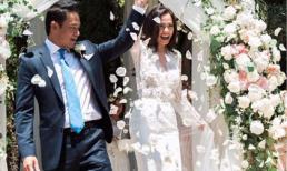 Siêu mẫu Ngọc Thúy hạnh phúc trong ngày tái hôn với chồng luật sư ở Mỹ
