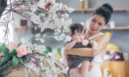 Trang Trần xinh đẹp rạng ngời bên 'công chúa' nhỏ