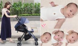 Ly Kute khoe ảnh đáng yêu của con trai trong ngày hết cữ