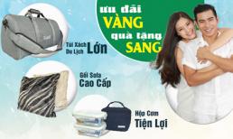 Edena tặng túi du lịch, tặng mền cao cấp, bán trả góp lãi suất 0%