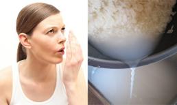 Chữa hôi miệng bằng nước vo gạo hiệu quả đến không ngờ