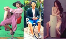 Cười lăn lộn khi xem ảnh hậu trường của sao Việt