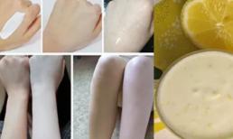 Da trắng bóc trông thấy với các thành phần tự nhiên