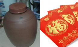 'Tiền vào như nước' nếu đặt một bao lì xì đỏ dưới hũ gạo?