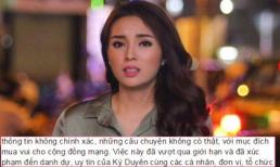 Hoa hậu Kỳ Duyên bức xúc khi bị đăng tải thông tin ảnh hưởng đến danh dự