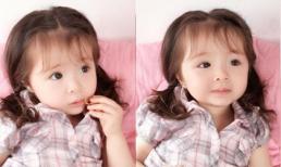 Cadie Mộc Trà ra dáng thiếu nữ khi cột tóc hai bên