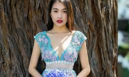Lệ Hằng gợi cảm hút hồn với đầm cúp ngực xẻ sâu