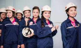 Thí sinh Hoa hậu Việt Nam hào hứng làm công nhân mỏ