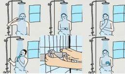 Đoán tính cách qua thói quen tắm 'chuẩn không cần chỉnh'