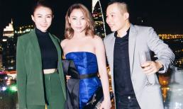 'Ông trùm' Vũ Khắc Tiệp bảnh bao tháp tùng dàn chân dài đi dự tiệc