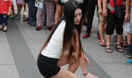 Cô gái Trung Quốc nhảy sexy nơi công cộng gây xôn xao
