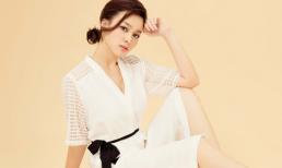 Trương Tùng Lan đẹp dịu dàng trong sắc trắng