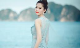 Hoa hậu Đặng Thu Thảo đẹp như nữ thần trước biển