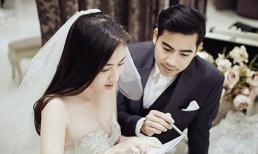 Ngọc Lan - Thanh Bình đẹp như công chúa và hoàng tử khi thử áo cưới