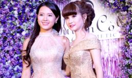 Huyền Cò diện váy trăm triệu đọ dáng cùng Midu