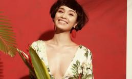 Ái Phương lạ lẫm với tóc ngắn cá tính, khoe vòng một gợi cảm