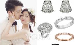 Váy cưới và trang sức hàng hiệu xa hoa của 'Tiểu Long Nữ' Trần Nghiên Hy