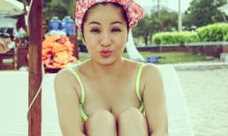 Thúy Nga và con gái Nguyệt Cát đẹp 'mê ly' trên biển Nha Trang