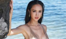 Vũ Ngọc Anh diện bikini đẹp 'ngây ngất lòng người' giữa biển trời Lý Sơn