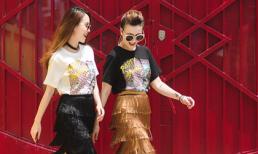 Cặp song Yến sành điều 'ngất trời' trên phố