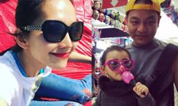 Con trai Kim Hiền làm nhiếp ảnh gia cho cha dượng, mẹ và em gái