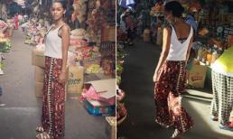 Hoa hậu Hoàn vũ Nhật Bản khoe ảnh giản dị đi chợ ở Đà Nẵng