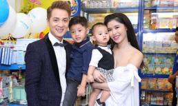 Gia đình Đăng Khôi đồng loạt ăn mặc sang chảnh dự sự kiện