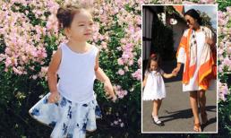 Đoan Trang đưa con gái về quê chồng đẹp như thiên đường hoa ở Thụy Điển