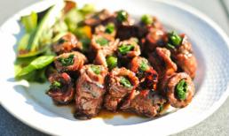 Thịt bò cuộn hành - nhìn là ứa nước miếng