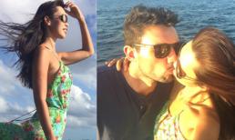 Hà Anh hôn chồng đắm đuối, cùng nhau ngắm hoàng hôn trên biển