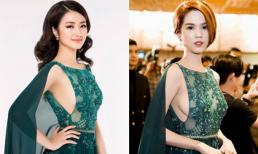 Hoa hậu Bản sắc Việt toàn cầu 'diện lại' váy hở bạo của Ngọc Trinh
