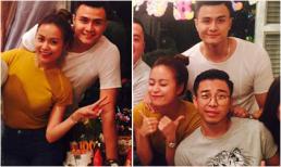 Vĩnh Thụy 'một bước không rời' Hoàng Thùy Linh trong tiệc sinh nhật