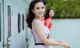 Thí sinh Hoa hậu Việt Nam ngồi du thuyền khám phá sông Sài Gòn