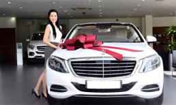 Á hậu Trịnh Kim Chi được ông xã tặng xe ô tô