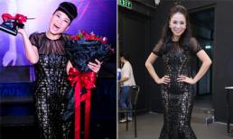 Ca sĩ Thu Minh diện lại váy cũ từ 3 năm trước