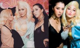 Chompoo Araya mặc áo lót đội tóc giả 'quậy' tưng bừng tại tiệc sinh nhật bạn