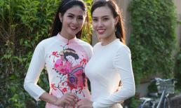 Hoa hậu Ngọc Hân rạng rỡ khoe sắc ở Nhật Bản