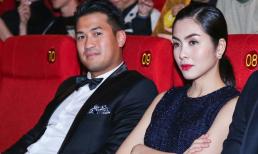 Vắng mặt ông xã, Hà Tăng được cậu em chồng điển trai tháp tùng dự ra mắt phim