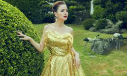 Á hậu Ruby Anh Phạm đẹp tựa nữ thần trong gam màu hoàng gia