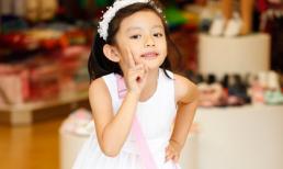 Con gái Hoa hậu Ngọc Diễm điệu đà cùng váy công chúa