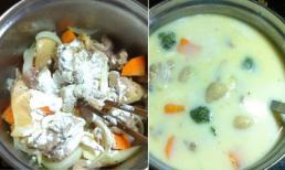 Gà nấu sữa tươi - món ngon cho trẻ biếng ăn