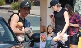 Harper tung tăng đi chơi cùng anh cả Brooklyn