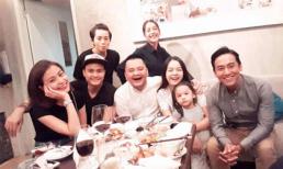 Hoàng Thùy Linh và Vĩnh Thụy lại 'dính như sam' trong sinh nhật Phạm Quỳnh Anh