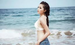 Hoa hậu Kỳ Duyên gợi cảm trước biển Nha Trang