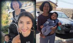 Ngọc Quyên vui mừng khi gặp lại mẹ ở Mỹ